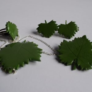 Сет „Зелена Лоза“ – глинен накит