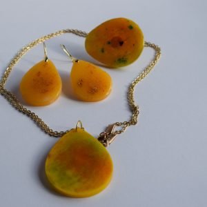 Сет „Килибарни Капки“ – епоксиден накит